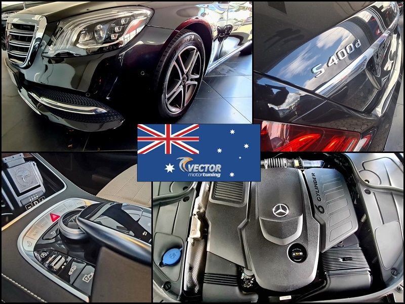 Fuel saving and more power on Mercedes Benz S 400d 4MATIC with W Keypad Sent from Vector Tuning!