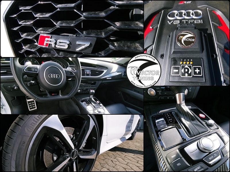 Vector Tuning did an amazing power boost on AUDI RS 7 Sportback 4.0 TFSI quattro