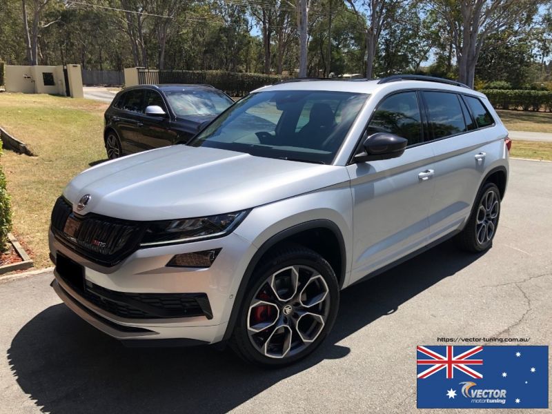 Škoda Kodiaq RS is now equipped with W Keypad PLUS and Windbooster from Vector Tuning Australia Škoda Kodiaq RS is now equipped with W Keypad PLUS and Windbooster from Vector Tuning Australia