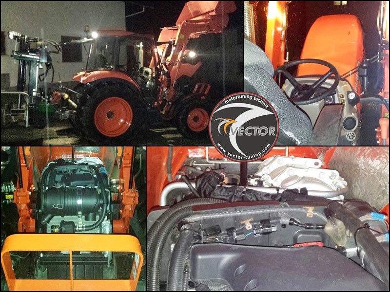 Vector Tuning added boost to Kubota tractor 7060 with PDY 6ZYL Module Vector Tuning added boost to Kubota tractor 7060 with PDY 6ZYL Module