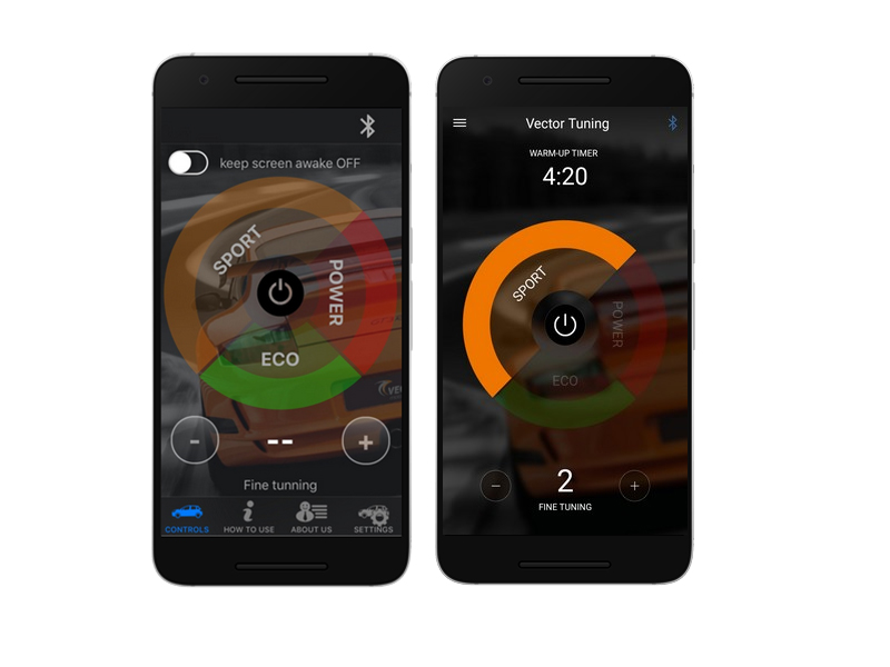 Vector Tuning Bluetooth Application for Chip Tuning Module
